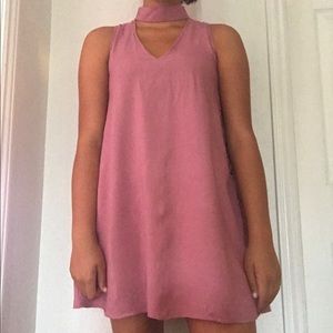 Francesca's Collections Dresses - Francesca’s pink high neck dress. Worn twice!!! Francesca's Collections Dresses - Francesca’s pink high neck dress. Worn twice!!!